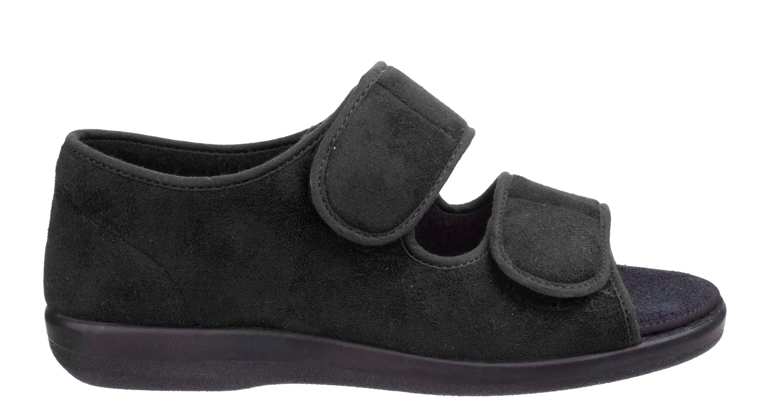 Shrek Feet Slippers GBS Brompton Mens Extra Wide Fit Open Toe Touch Fastening Slipper