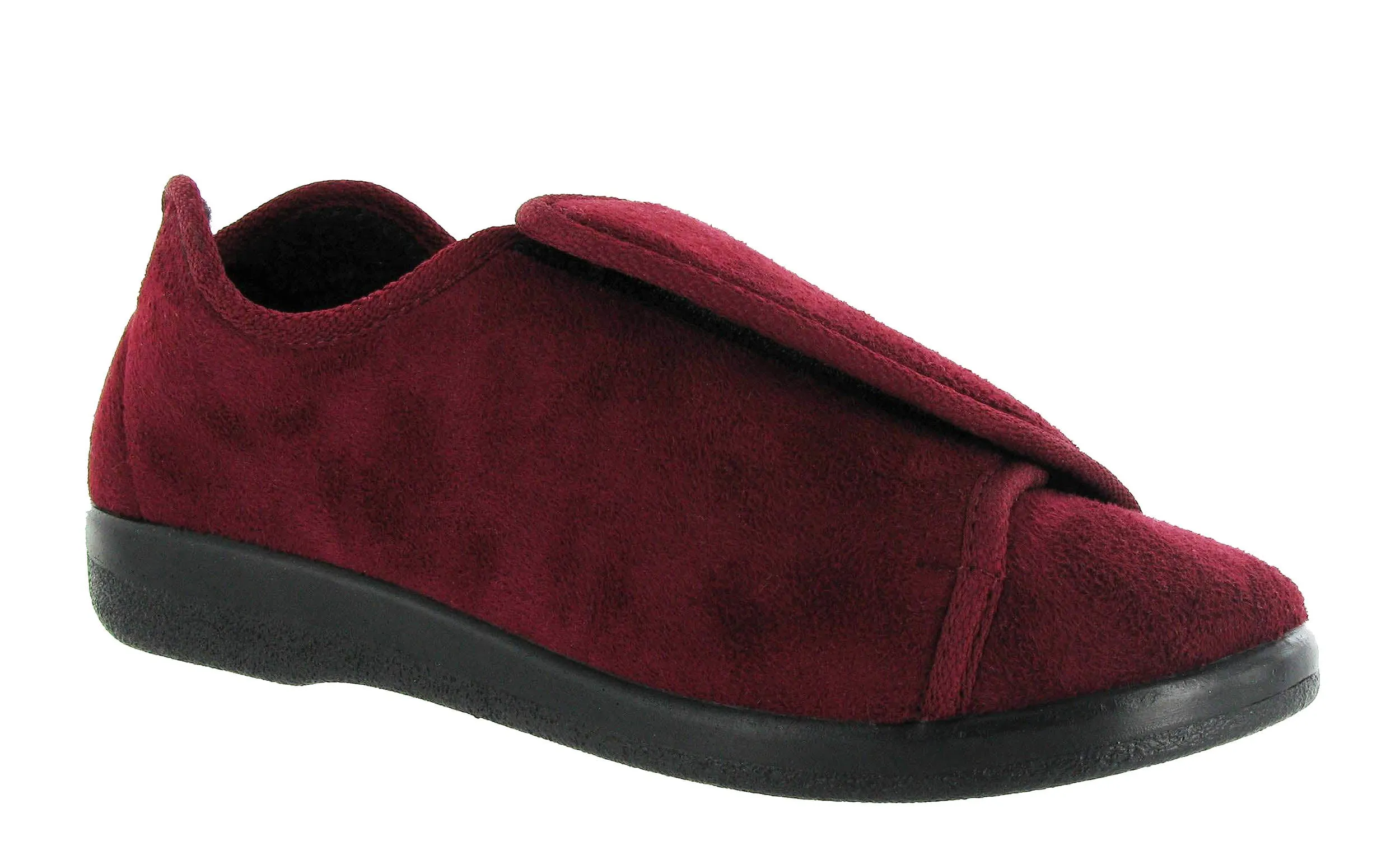 GBS Walton Mens Wide Fit Touch Fastening Full Slipper Adult Slippers