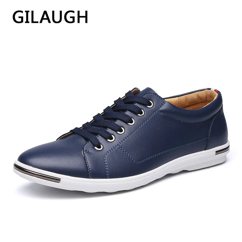 GILAUGH Brand New Classic Style Men Casual Shoes, Fashion Simple Designer Men Shoes, Plus Size Light Comfortable Flats Fashion Casual Brown Shoes Reddit