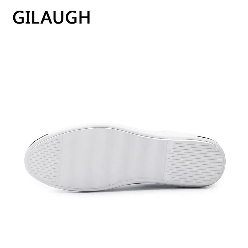 Casual Shoes For Shorts GILAUGH Brand New Classic Style Men Casual Shoes, Fashion Simple Designer Men Shoes, Plus Size Light Comfortable Flats