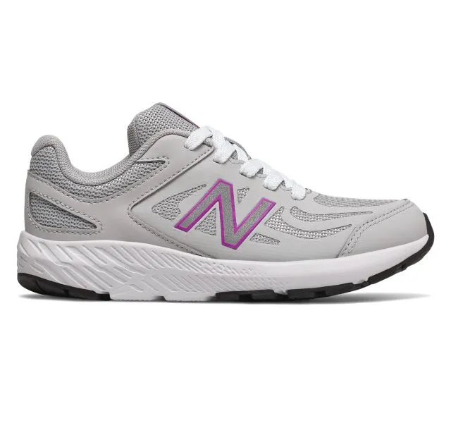 Girls Lace 519 Series Aluminum Brown And Pink New Balances