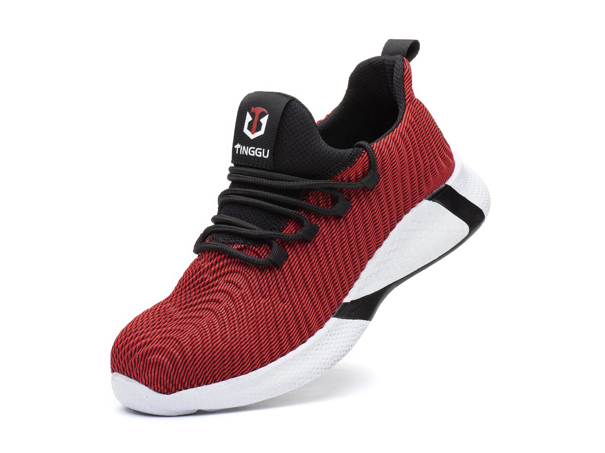 Hiking Shoes For High Arches Lightweight Steel Toe Safety Shoes for Men Industrial & Construction Sneakers Stab resistant Work Shoes Non Slip Outdoor Hiking Shoes