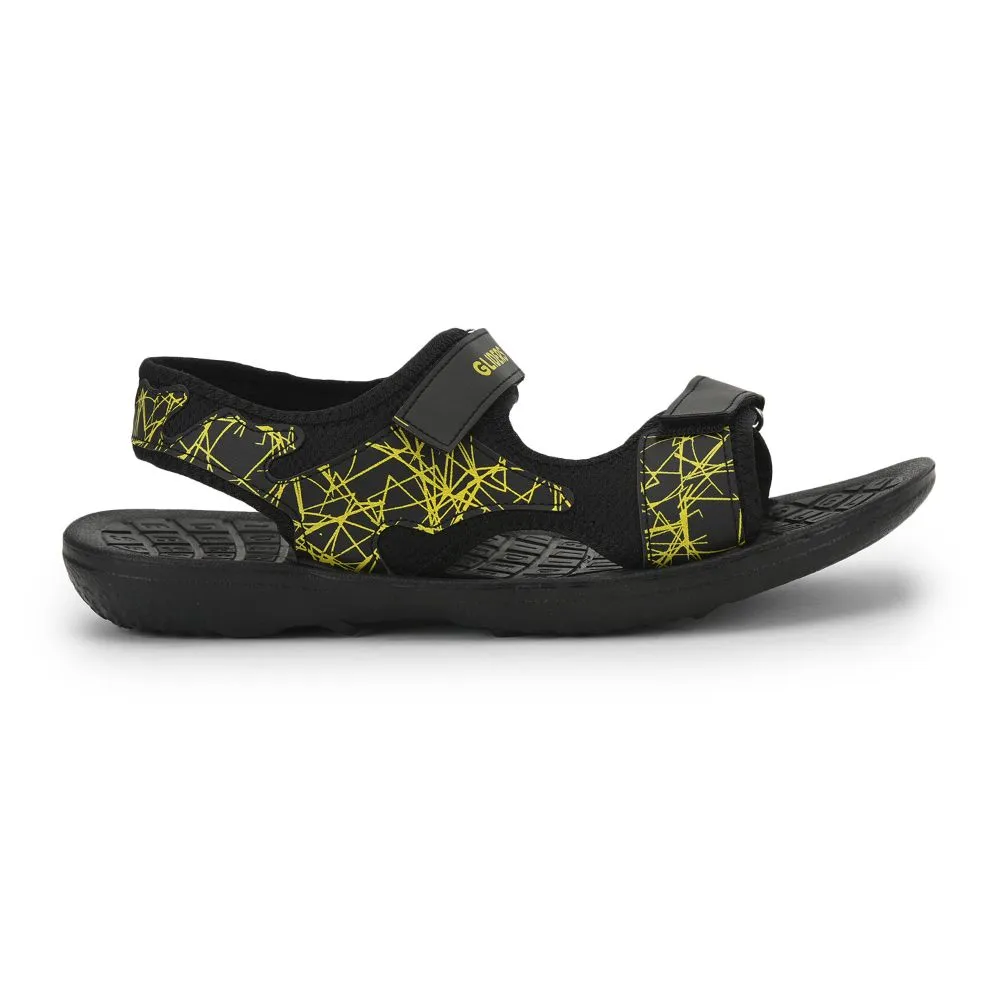 Gliders (Black) Casual Sandals For Men JOCKEY-E By Liberty Sandals Montego Bay Montego Bay