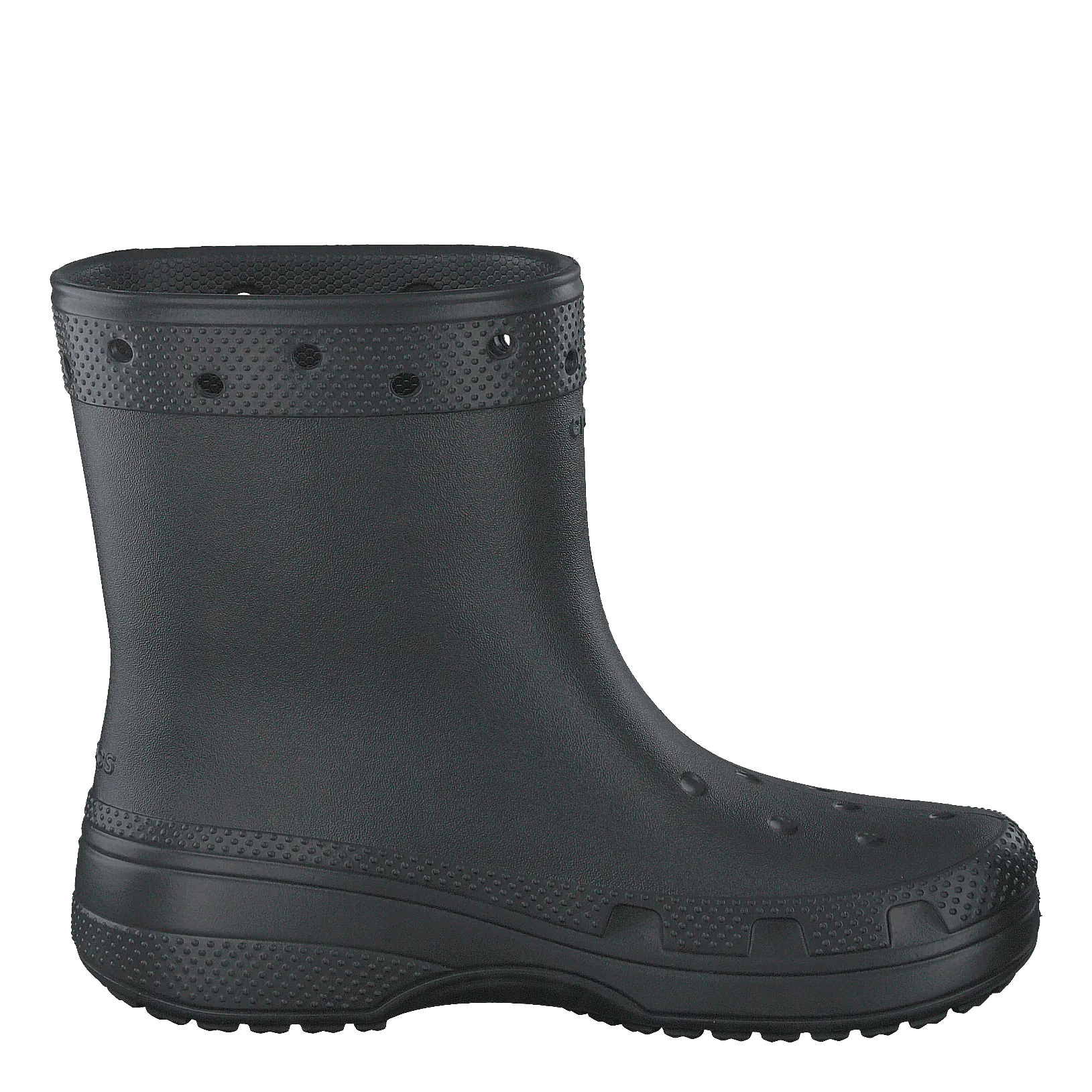 Classic Rain Boot Black Waterproof Cotton Shoes