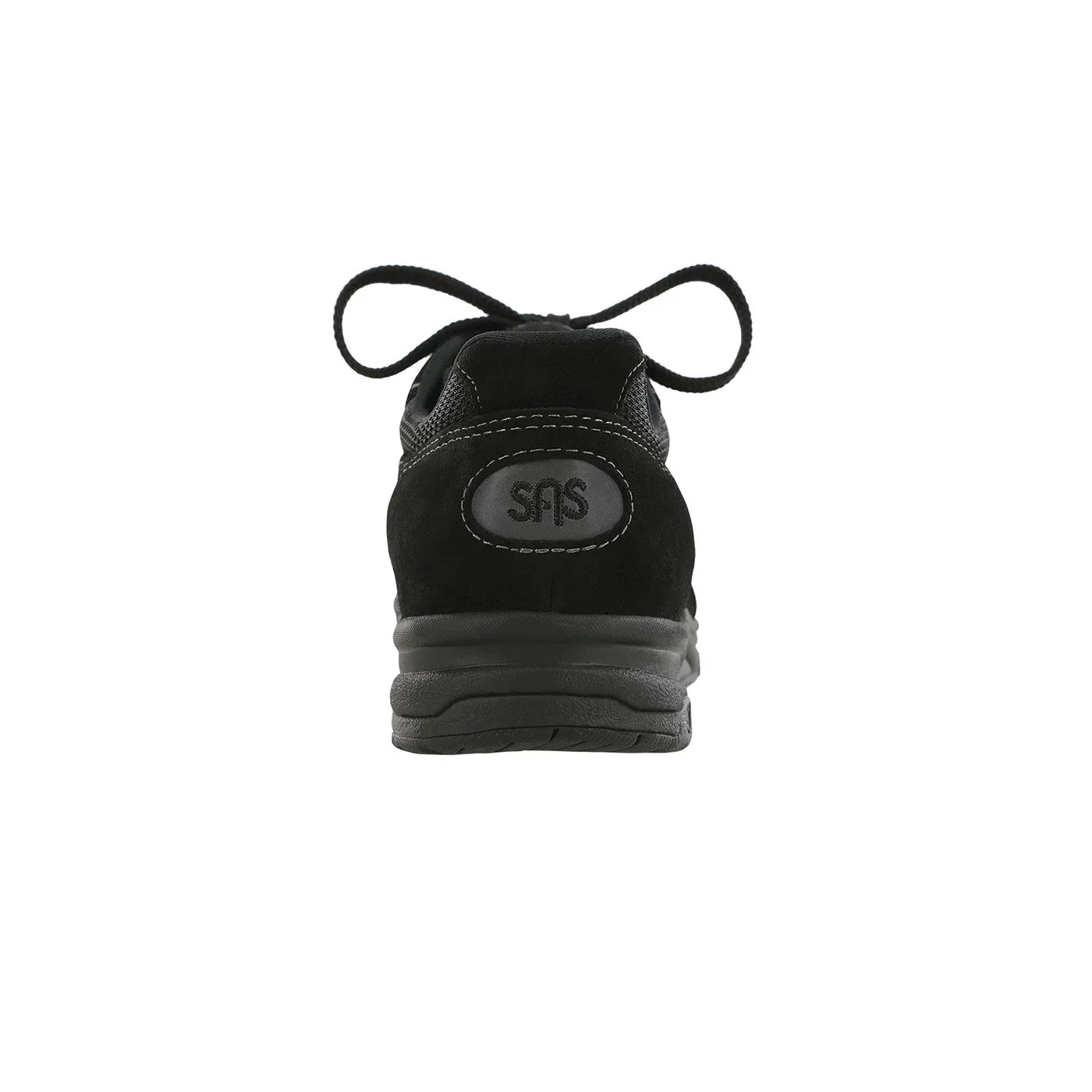 Women's Tour Mesh Lace Up Sneaker Black Rugged Trail Running Shoes