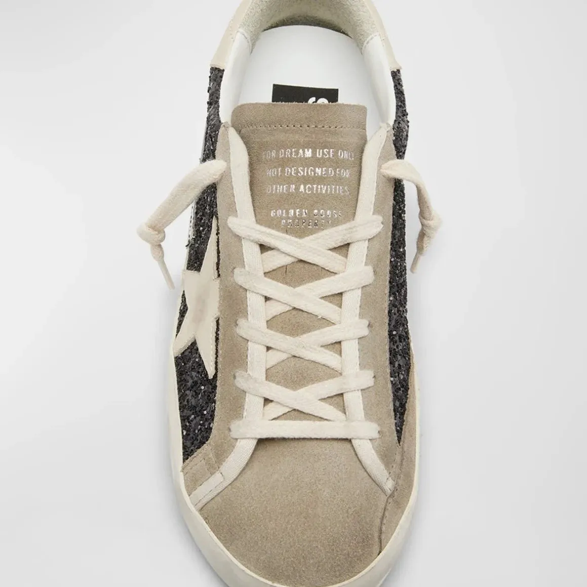 Golden Goose Superstar Glitter Low-Top Sneakers Mini Sneakers