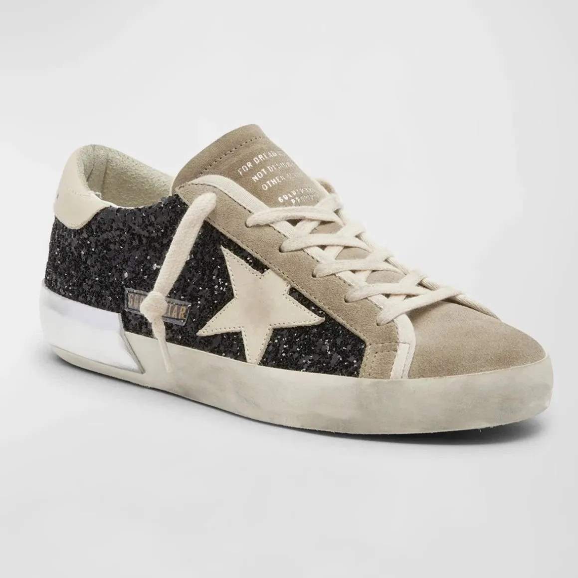Golden Goose Superstar Glitter Low-Top Sneakers Sleek Sneakers