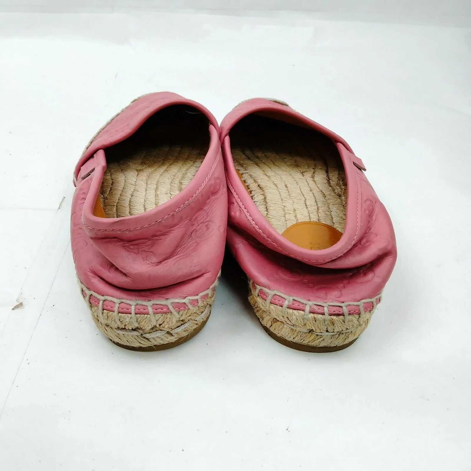 Glitter Shoes Flats Gucci Flat Shoes Women Pinks Leather (calf)