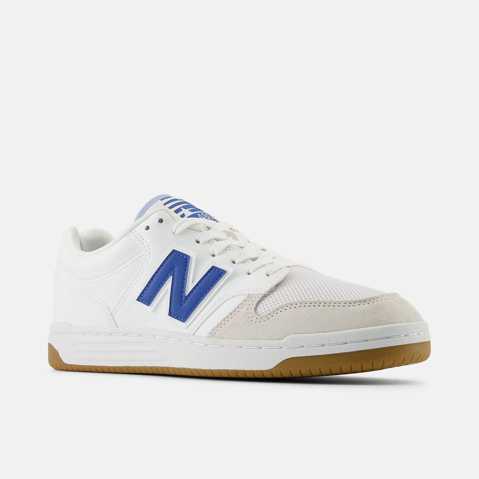 New Balance Unisex Basket Ball Fashion Trainers - White / Blue Agate 1906 Loafer New Balance