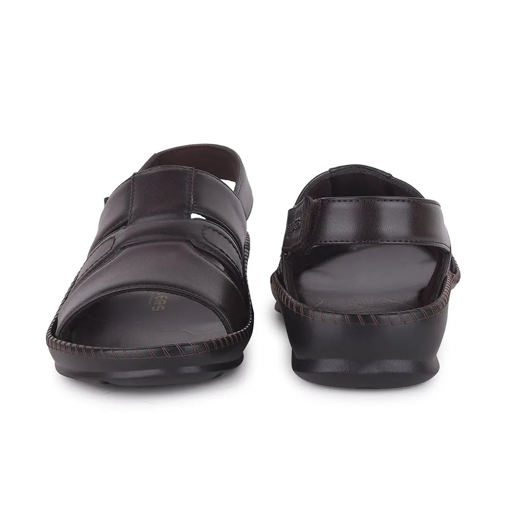 Sandals By Earth Healers Brown Casual Sandal For Men STARC-1E By Liberty