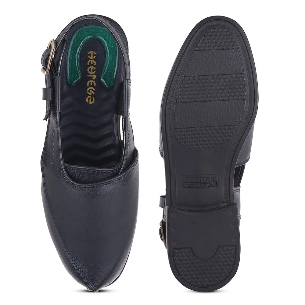 Gold Leather Sandals Healers By Liberty Mens PISHOR-2E Blue Casual Sandal