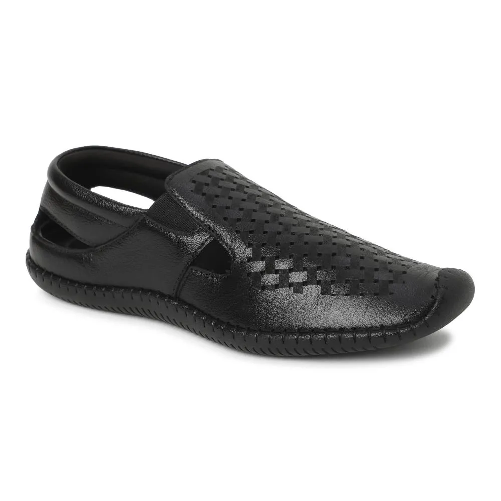 Kurt Geiger Kensington Sandals Healers By Liberty OSL-55 Casual Sandal For Mens (Black)