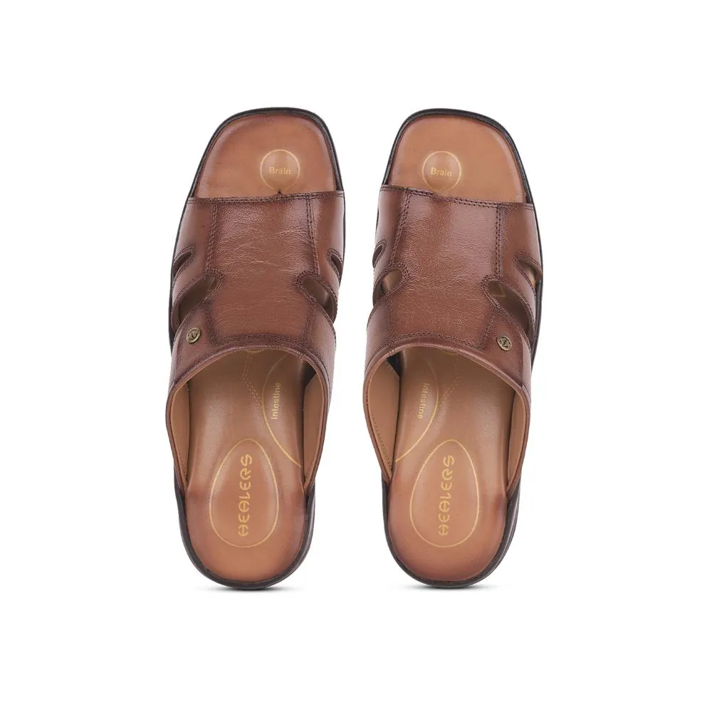 Sandals Royal Curaçao Reviews Healers Casual Tan Toe Ring Slippers For Men 2013-903 By Liberty