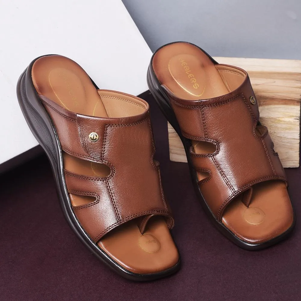 Rainbow Sandals Retailers Healers Casual Tan Toe Ring Slippers For Men 2013-903 By Liberty