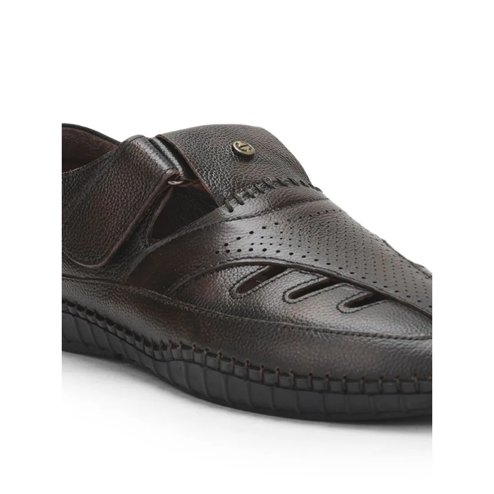 Healers Tan Casual Buckle Sandal For Men JPL-205 By Liberty Sandals Caribbean Locations