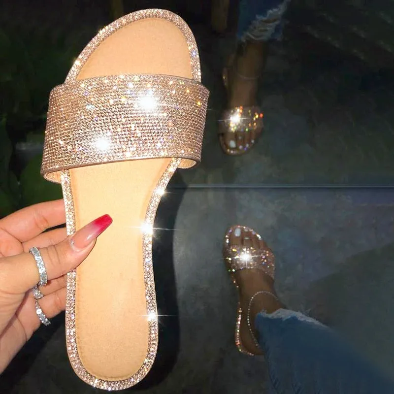 Glitter Slippers Women Summer Sandals shoes Inspired Shoes