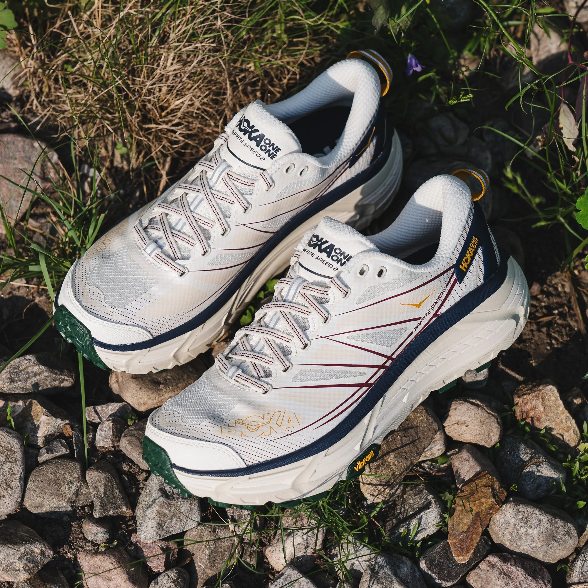 Sh/ft Outdry Mid Hiking Shoes Hoka One One Mafate Speed 2 Alabaster Oat Milk 1126851-ALK