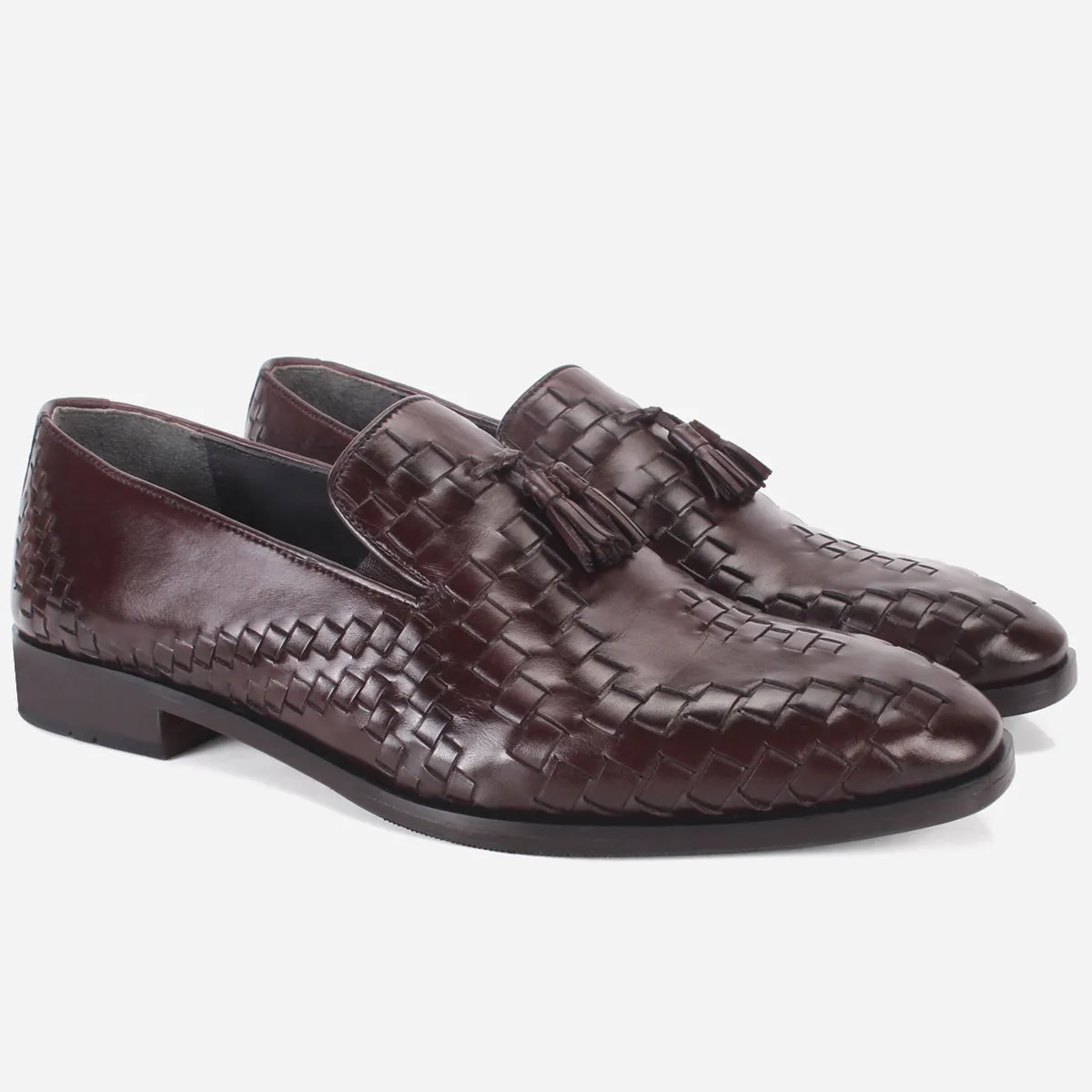 Men's "BEAU" Stylish Leather Formal Shoes Flat Shoes No Heel