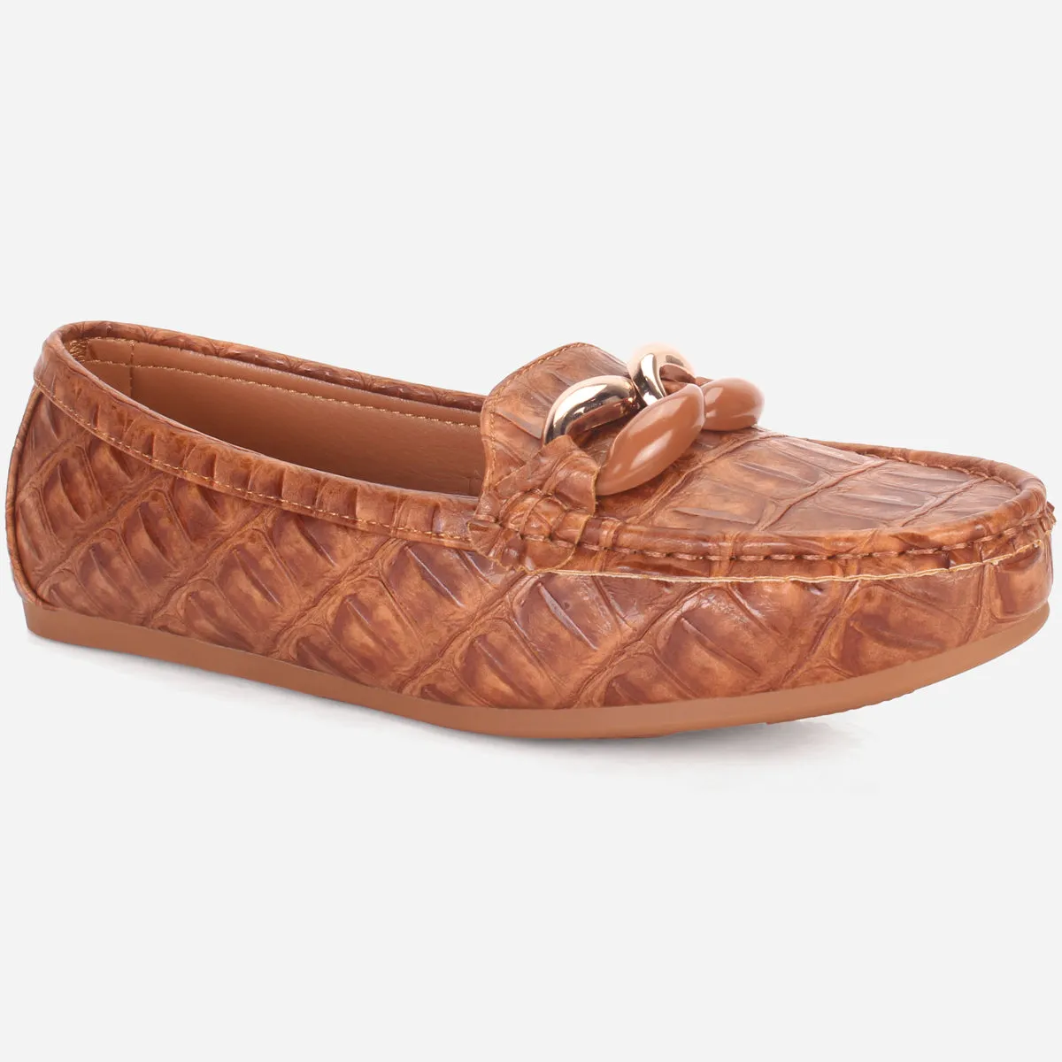 The Storehouse Flats Shoes Womens "TRACEY" Flat Comfy Slide In Moccasins