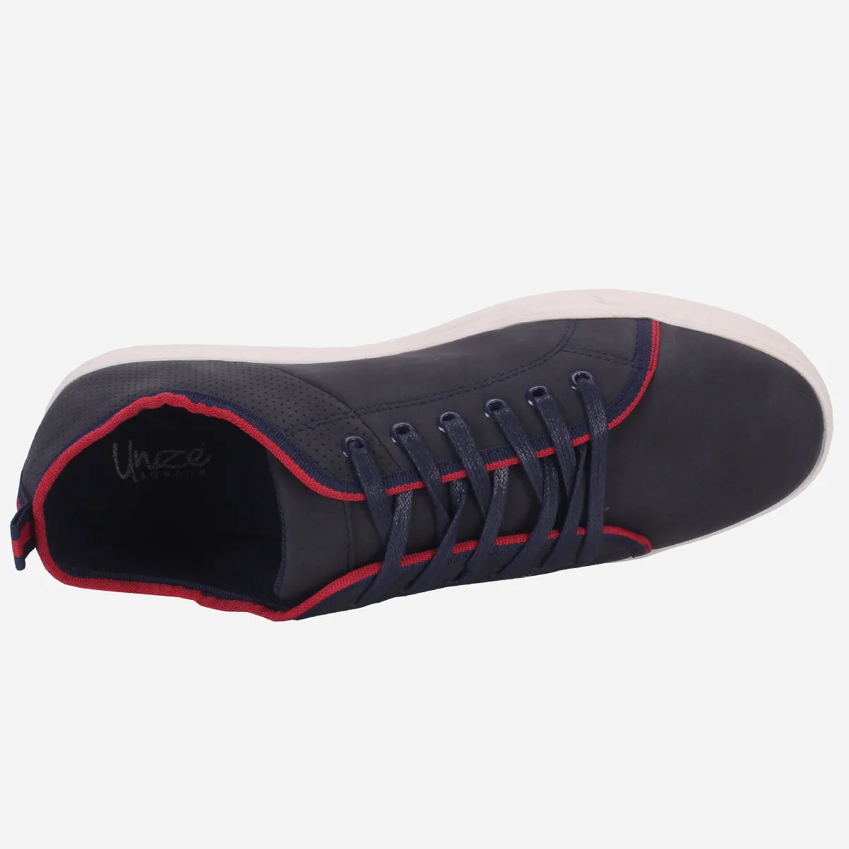 Shoes Canvas Flats Mens "DEANDER" Casual Lace Up Trainer