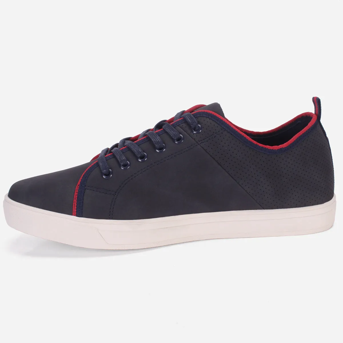 Flat Shoes Putih Mens "DEANDER" Casual Lace Up Trainer