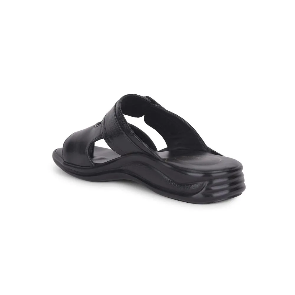 Healers Casual Black Toe Ring Slippers For 2013-901 Men By Liberty Arch Fit Sandals