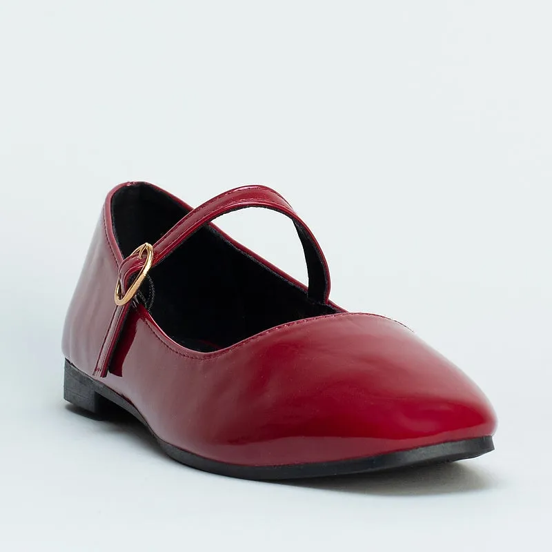 Lace Shoes Flats Mary Jane Pump _ 161126