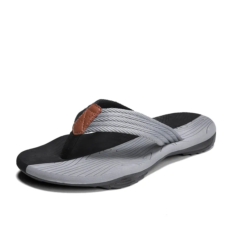Jumpmore Shoes Men Flip Flops Fashion Mens Sandals Outdoor Soft Summer Slippers Size 39-45 Ariet Slippers