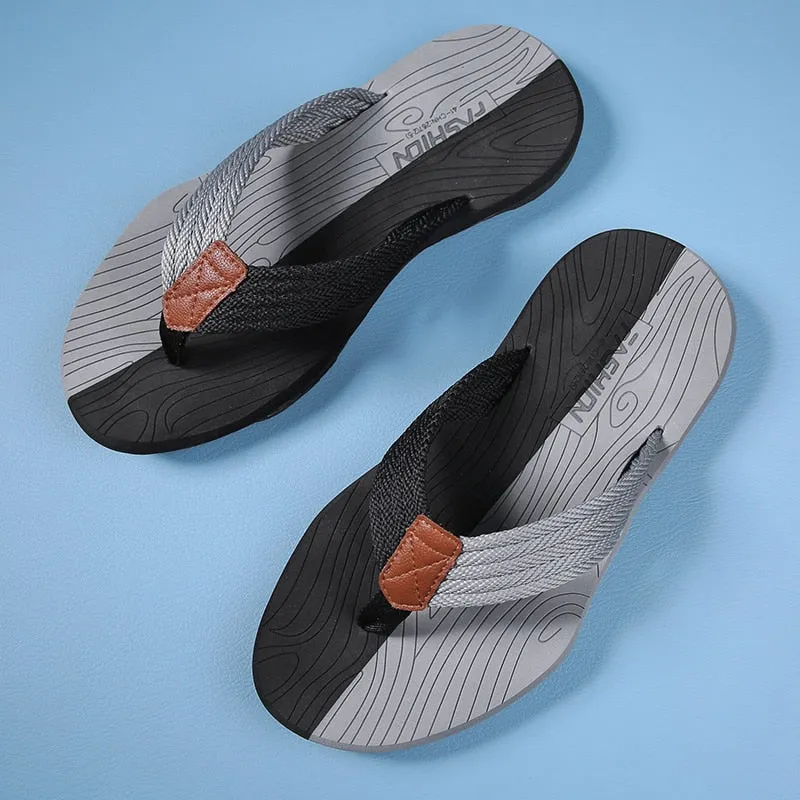 Jumpmore Shoes Men Flip Flops Fashion Mens Sandals Outdoor Soft Summer Slippers Size 39-45 Patos Slide