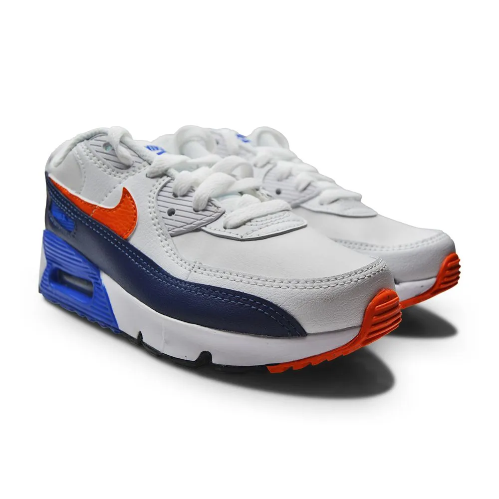 Asics Speed Workout Shoes Kids Nike Air Max 90 LTR (PS) - CD6867 120 - Summit White Safety Orange