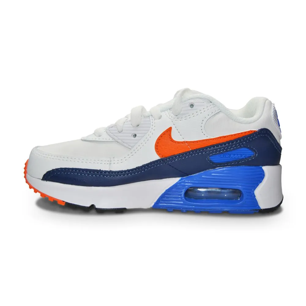 Asics Ortho Shoes Kids Nike Air Max 90 LTR (PS) - CD6867 120 - Summit White Safety Orange