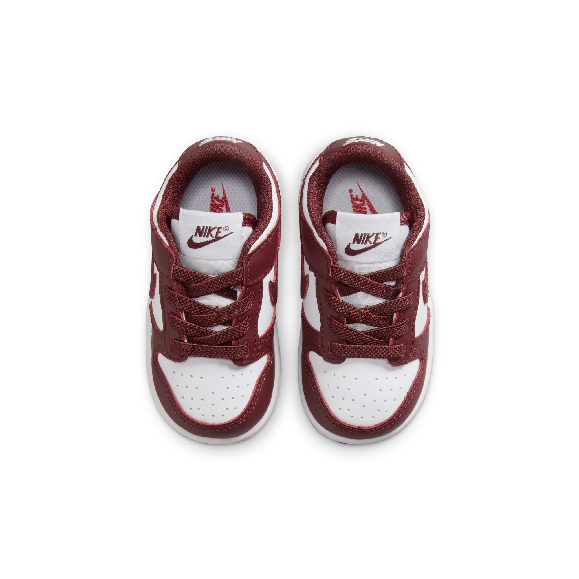 Most Stylish Asics Shoes KIDS NIKE DUNK LOW TD (WHITE/REDWOOD/GYM RED)