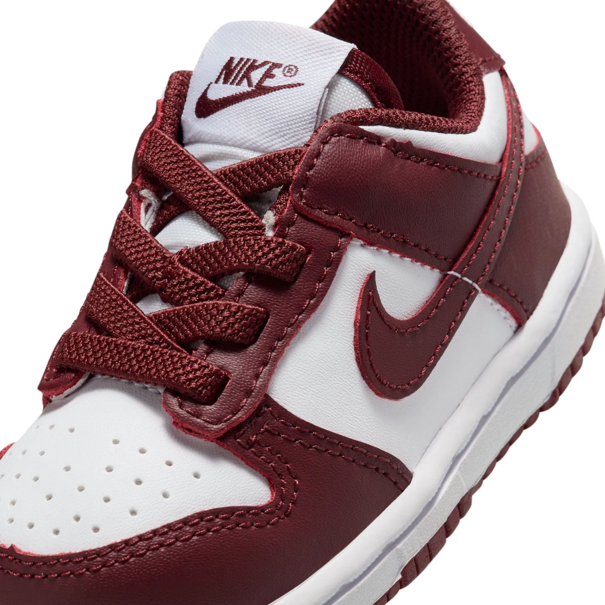 KIDS NIKE DUNK LOW TD (WHITE/REDWOOD/GYM RED) Amazon Asics Shoes