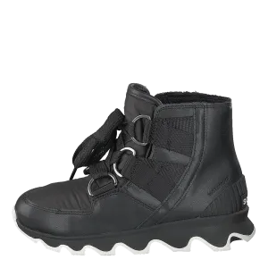 Waterproof Deck Shoes Kinetic Short Lace 010, Black, White