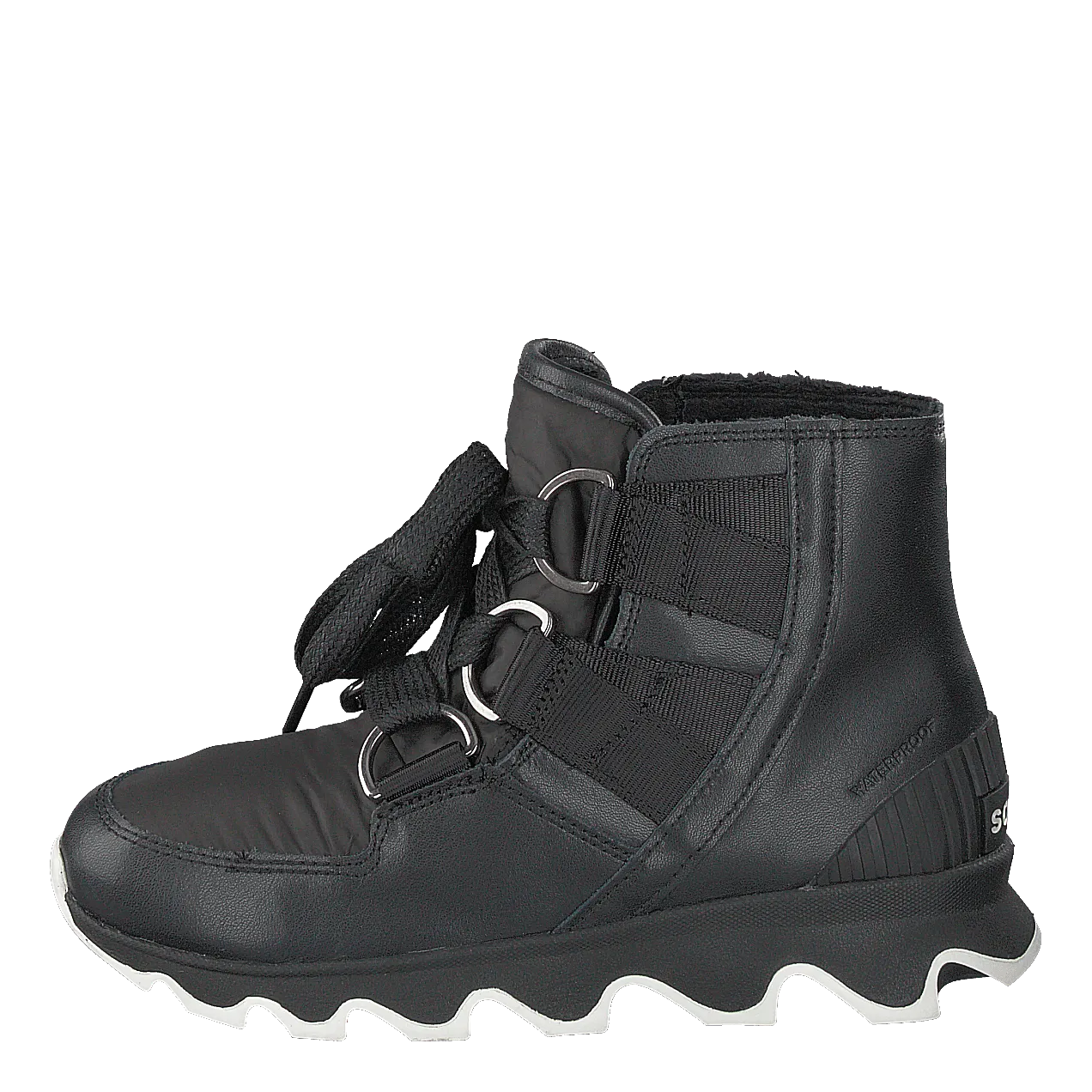 Costco Waterproof Shoes Kinetic Short Lace 010, Black, White