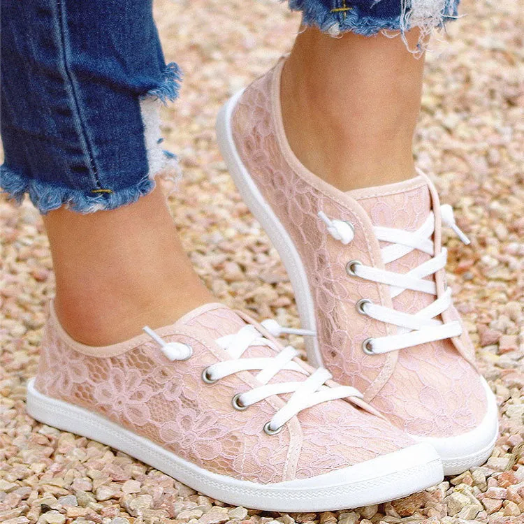 Smart Casual.shoes Lace Flats Shoes Summer Fashion Casual Shoes Women