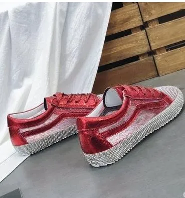 Carmelo Anthony Sneakers Sneakers Women Golden/Silver Shoes