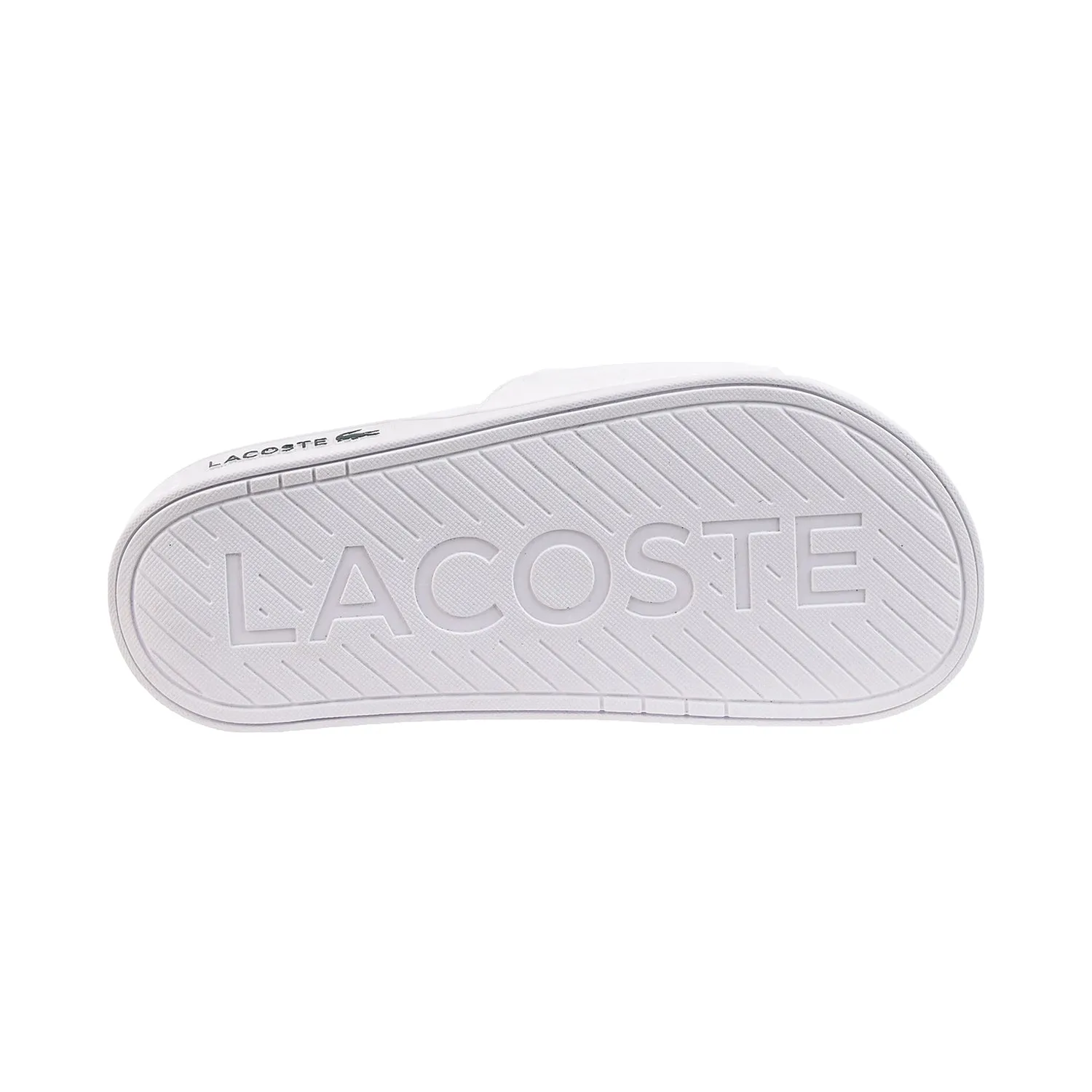 Lacoste Croco Dualiste 0922 CMA Men's Slides White/Dark Green Slippers Sport