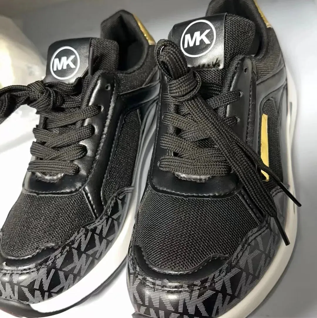 Flat Foot Workout Shoes Large Size Flat Bottom Round Head Leisure Sports Mesh Shoes