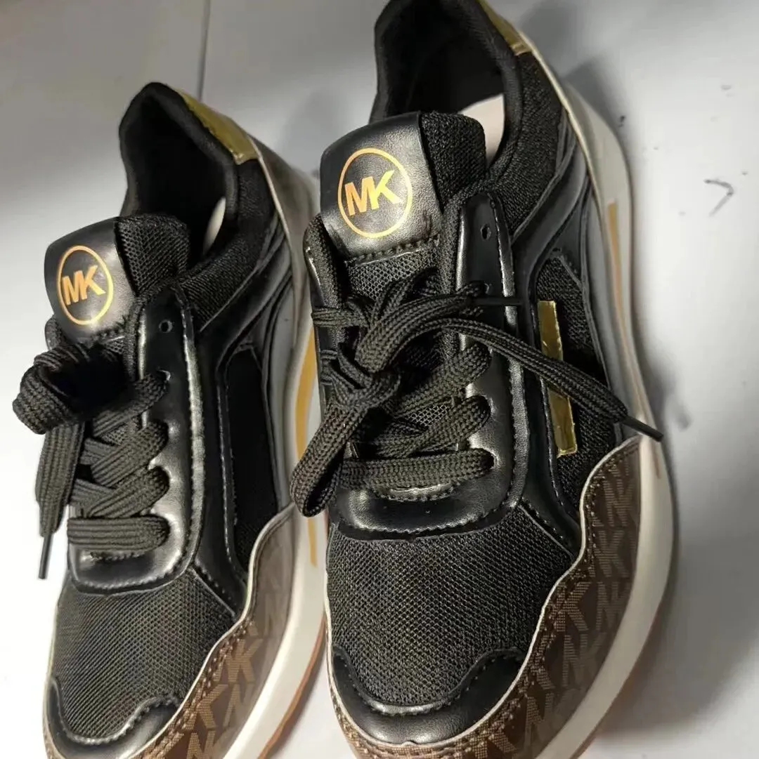 Large Size Flat Bottom Round Head Leisure Sports Mesh Shoes Time And Tru Shoes Flats