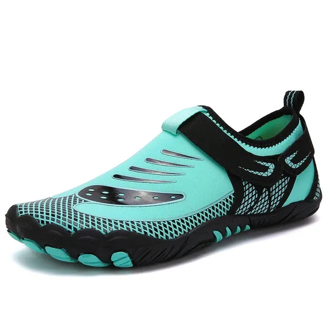 Unisex Swimming Water Shoes Men Barefoot Outdoor Beach Sandals Upstream Aqua Shoes Plus Size Nonslip River Sea Diving Sneakers Brioso Sandals