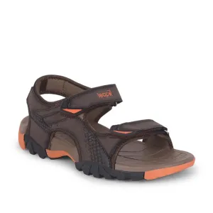 Leap7x By Liberty Mens ALBANIA Brown Sporty Casual Sandal Thong Sandals Shoes