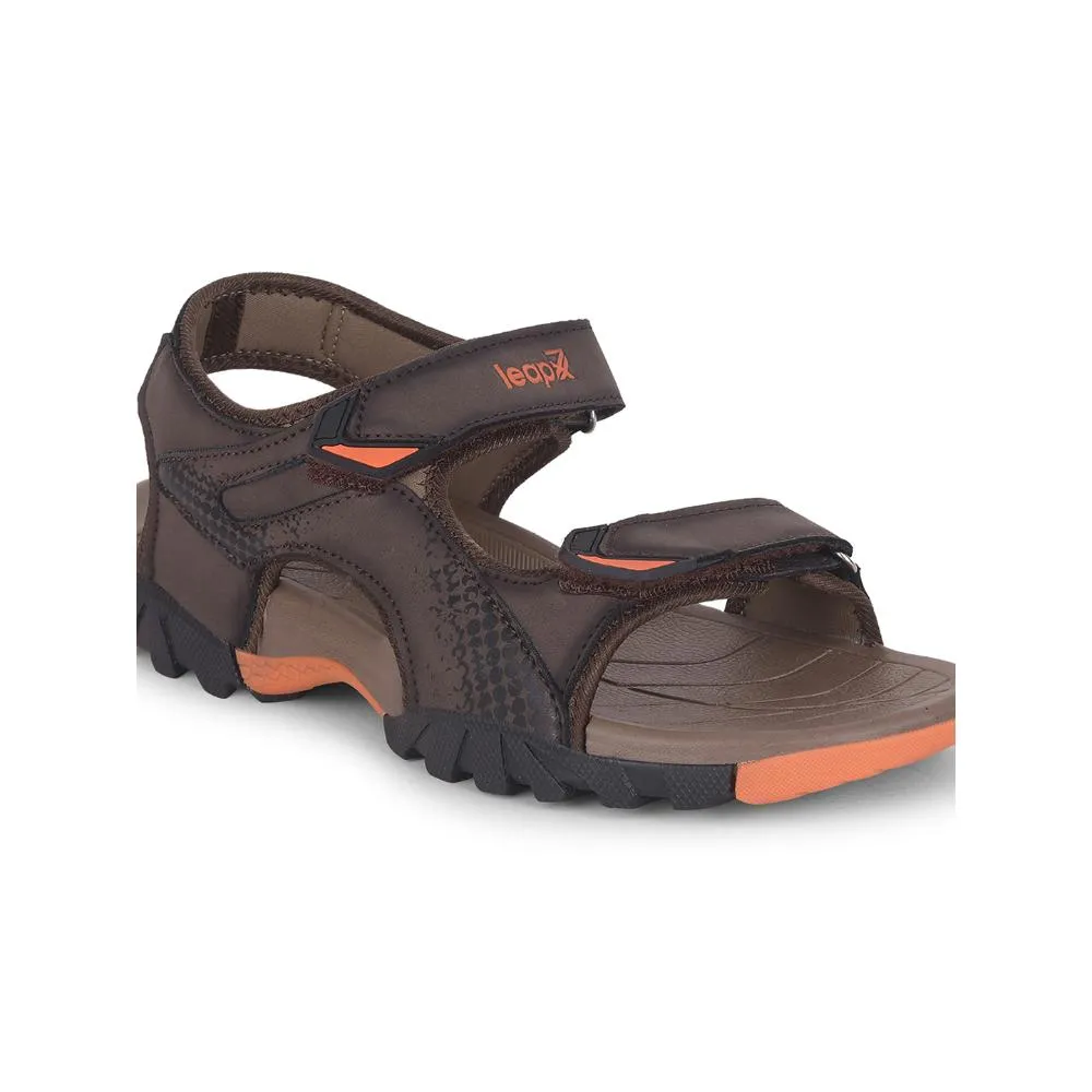 Sun Sand Sandals Leap7x By Liberty Mens ALBANIA Brown Sporty Casual Sandal