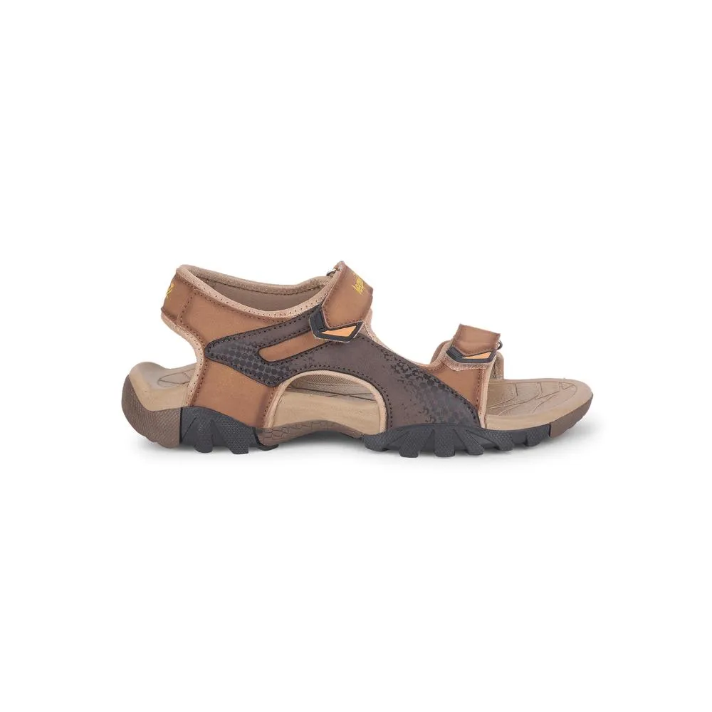 Leap7x By Liberty Mens ALBANIA Tan Sporty Casual Sandal Best Sandals For Wide Feet