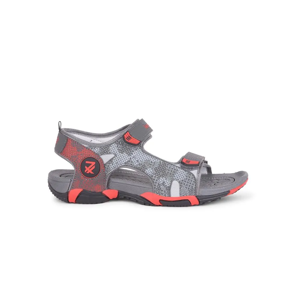 Leap7x By Liberty Mens ANDORRA Grey Sporty Casual Sandal Strive Sandals