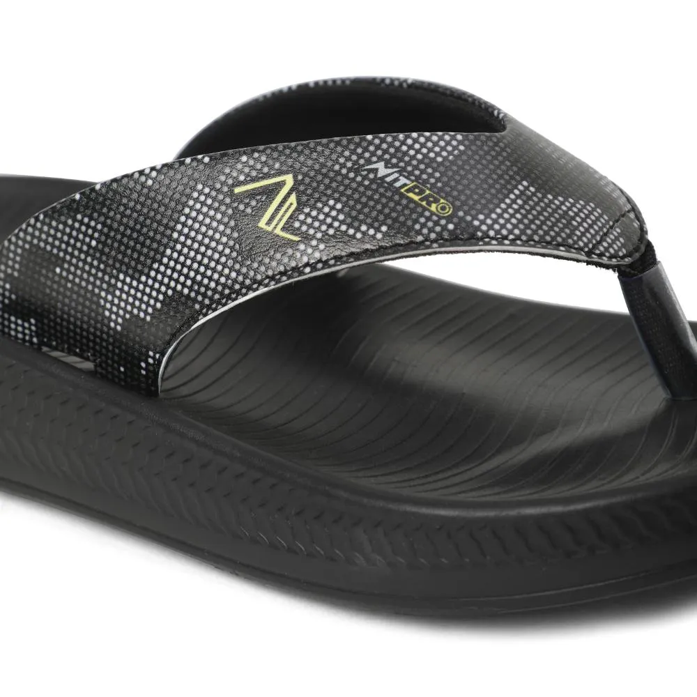 Birkenstock Sandals Big Buckle Leap7x By Liberty NITWALK-3 Casual Slides For Mens (Black)