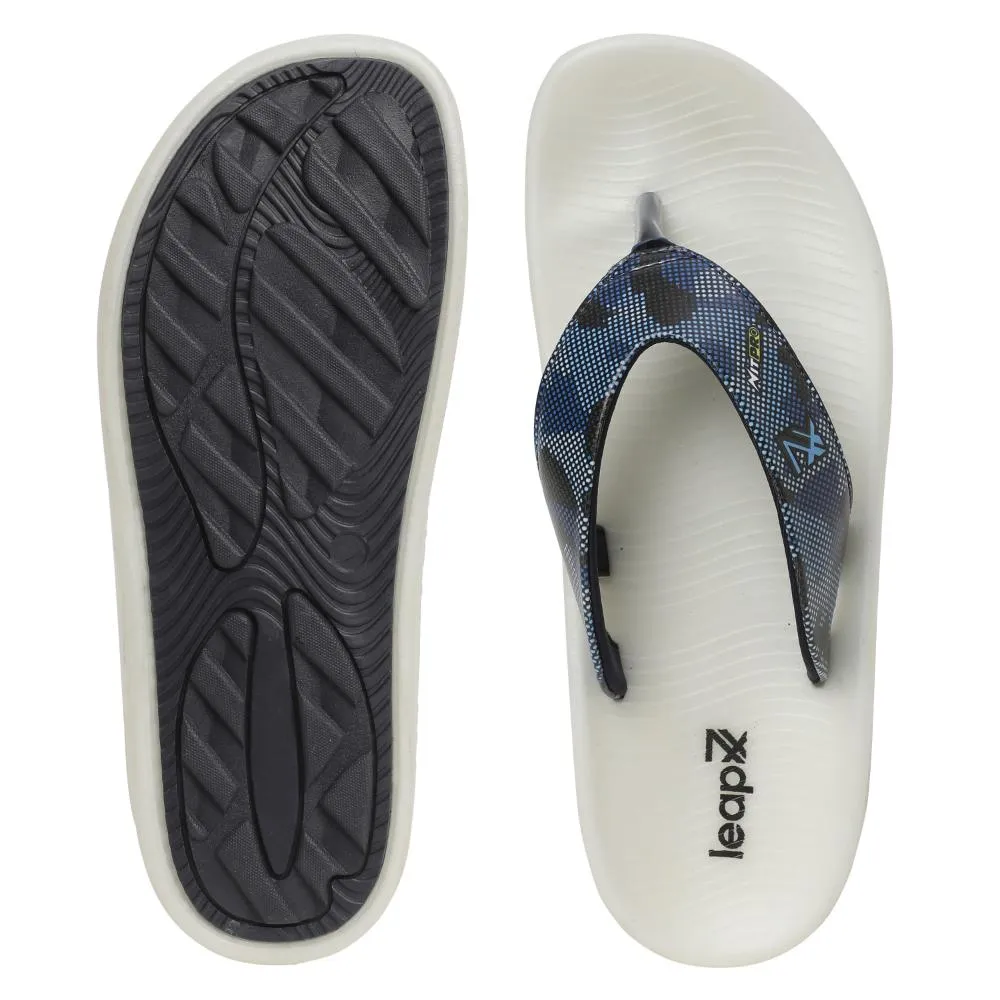 Leap7x By Liberty NITWALK-3 Casual Slides For Mens (Teal Blue) Big Sandals