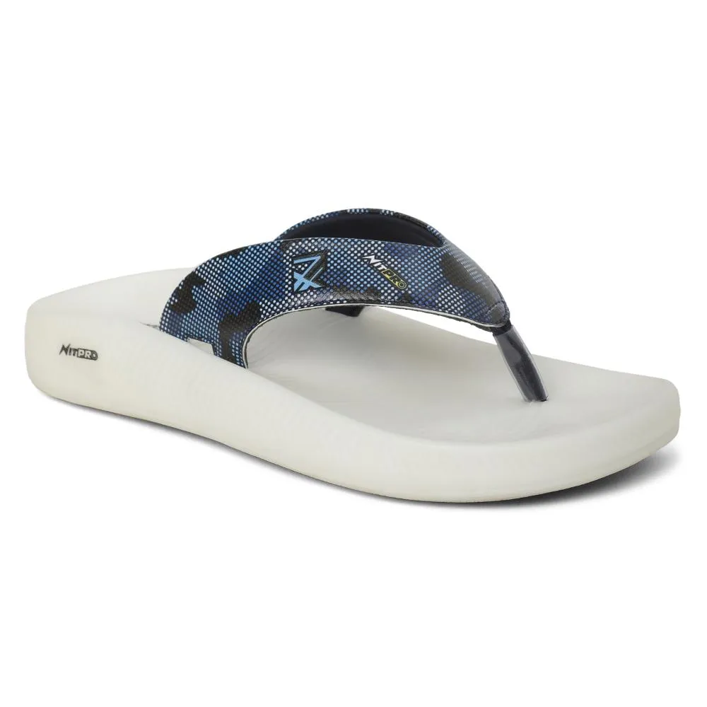 Sandals Butler Service Leap7x By Liberty NITWALK-3 Casual Slides For Mens (Teal Blue)