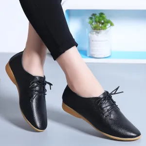Little white shoes women flat British style Best Barefoot Running Shoes For Flat Feet