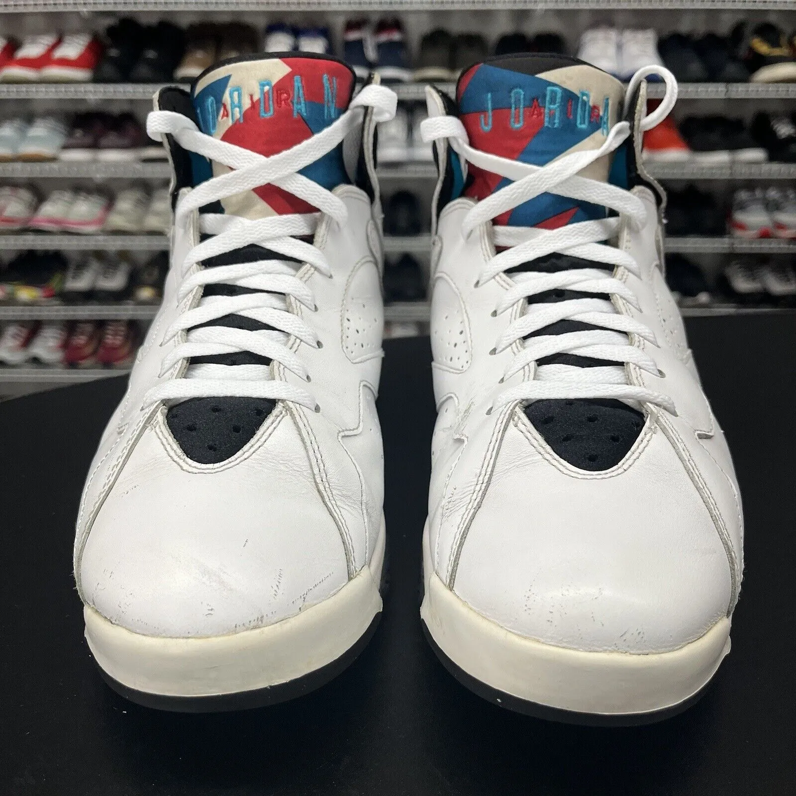 Asics Conviction X Cross-trainer Shoe Nike Air Jordan 7 VII Retro Orion 304775-105 Men's Size 11